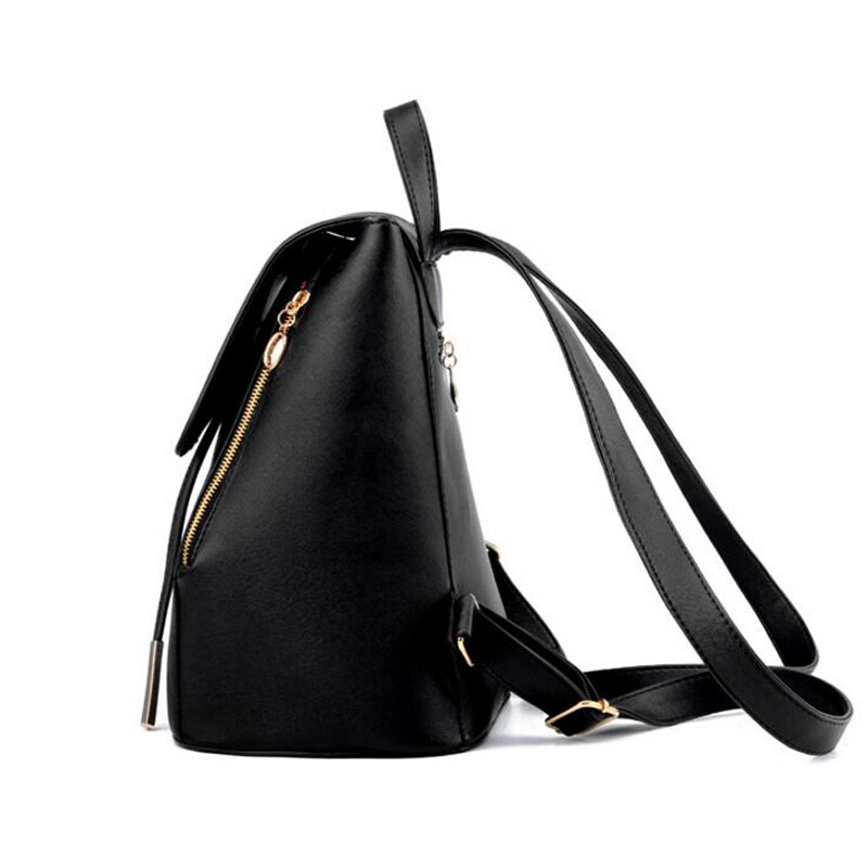 2019 Нова раница Ученически чанти за тийнейджъри Чанта за момичета Дамска раница Раници с горна дръжка PU кожена чанта за пътуване Mochila Escolar