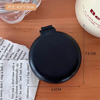 Μονόχρωμη αναδιπλούμενη χτένα με καθρέφτη μακιγιάζ Ταξιδεύοντας φορητή μικρή χτένα μασάζ Γυναικεία μαξιλάρι αέρα για κορίτσια Βούρτσα μαλλιών Εργαλείο styling