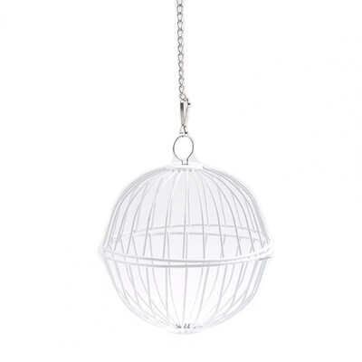 Nerūdijančio plieno naminių gyvūnėlių šėrimo narvas Pakabinamas vištienos tiektuvas Žiurkėno triušio skanėstų kamuoliukas Reguliuojamo aukščio daržovių styginių kamuolys