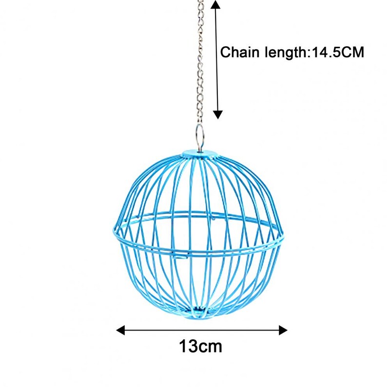 Nerūdijančio plieno naminių gyvūnėlių šėrimo narvas Pakabinamas vištienos tiektuvas Žiurkėno triušio skanėstų kamuoliukas Reguliuojamo aukščio daržovių styginių kamuolys