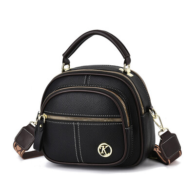 Ретро чанта през рамо с цип за жени Луксозни чанти през рамо Ежедневни чанти Дамска преносима модна малка квадратна чанта през рамо Нова