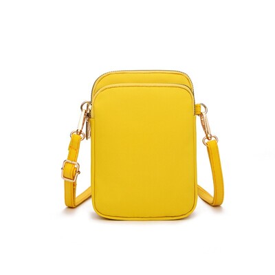 Moterų mini krepšys kryžminio užtrauktuko pečių krepšiai Mobiliojo telefono piniginė Vertikali daugiafunkcinė piniginė Juodi vaikščiojantys skersiniai krepšiai