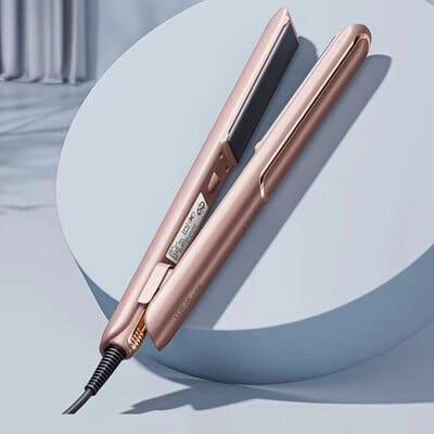 Hordozható hajvasaló, egyenes göndör haj kerámia kék világos anion ionos hajvasaló hajformázó eszközök