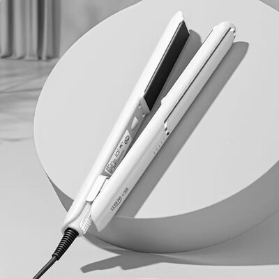 Hordozható hajvasaló, egyenes göndör haj kerámia kék világos anion ionos hajvasaló hajformázó eszközök