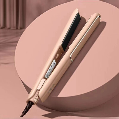 Hordozható hajvasaló, egyenes göndör haj kerámia kék világos anion ionos hajvasaló hajformázó eszközök