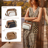 Dámska ležérna kabelka cez rameno z umelej kože, široký popruh, crossbody kabelky, štvorcové dizajnérske dámske kabelky cez rameno