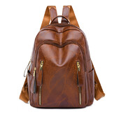 2024 Luxusné dámske kožené batohy pre dievčatá Sac A Dos Casual Daybath Vintage batoh školské tašky pre dievčatá Mochila Rucksack