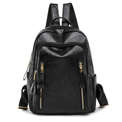 2024 Luxusné dámske kožené batohy pre dievčatá Sac A Dos Casual Daybath Vintage batoh školské tašky pre dievčatá Mochila Rucksack