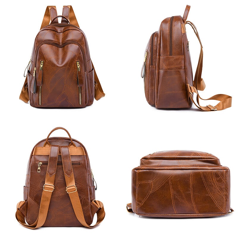2024 Luxusné dámske kožené batohy pre dievčatá Sac A Dos Casual Daybath Vintage batoh školské tašky pre dievčatá Mochila Rucksack
