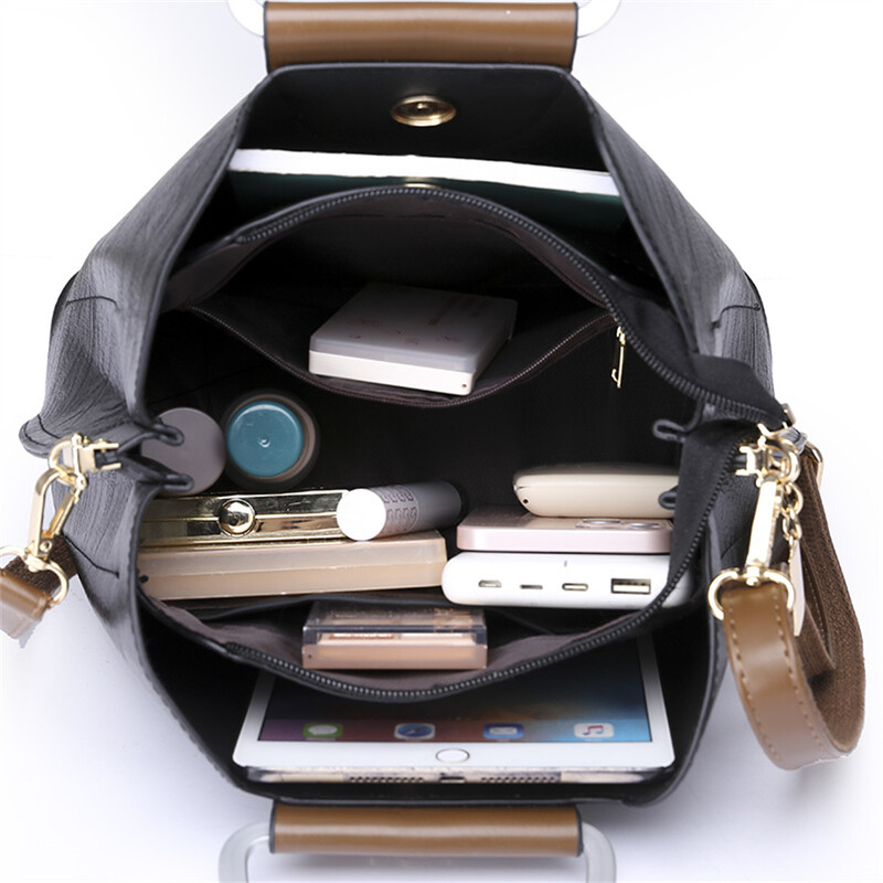 Luxus dizájner kézitáska pénztárcák nőknek 2024 női olajbőr márkájú váll Crossbody Messenger hordtáska kis divattáska