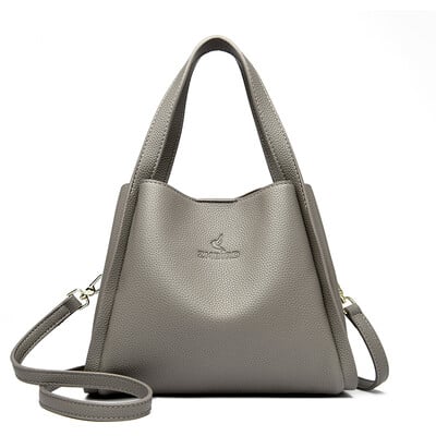 Značkové originálne mäkké kožené kabelky s hornou rukoväťou, dámske kabelky, dámske crossbody tašky cez rameno, veľká kapacita, veľké vrecko