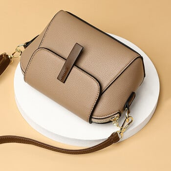 Vintage Flap Crossbody τσάντα ώμου για γυναίκες Σχεδιαστής πολυτελής τσάντα Messenger Γυναικεία τσάντα PU Δερμάτινη τσάντα γυναικεία τσάντα