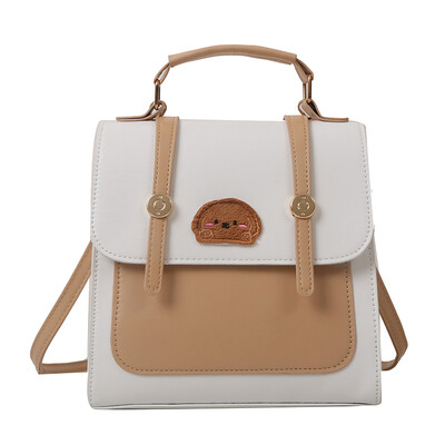 Ingázó hátizsák Vintage női alkalmi új PU bőr koreai változat kézitáska Őszi divat trend női válltáskák