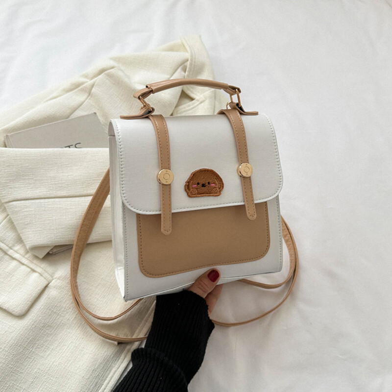 Ingázó hátizsák Vintage női alkalmi új PU bőr koreai változat kézitáska Őszi divat trend női válltáskák