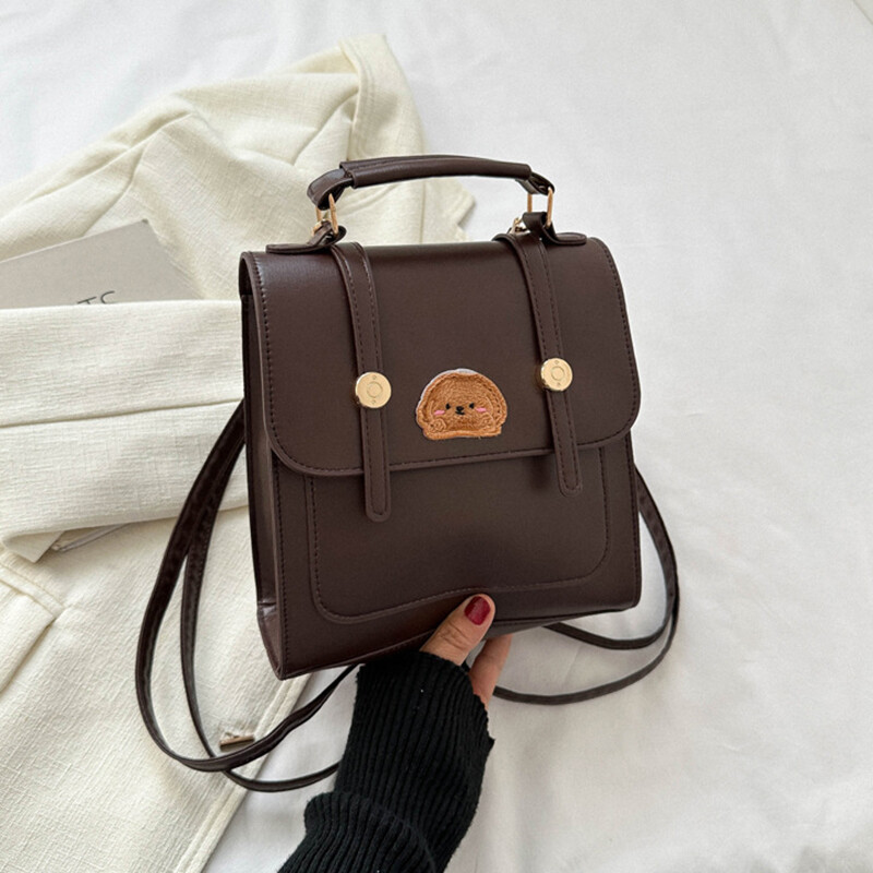 Ingázó hátizsák Vintage női alkalmi új PU bőr koreai változat kézitáska Őszi divat trend női válltáskák