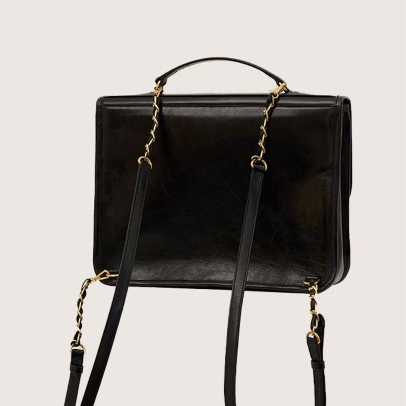 JIAERDI Vintage Fekete hátizsákok Női Preppy Style Chain Pu Bőr Mini Hátizsák Női Harajuku Retro Mochila Bolsos Esztétikus