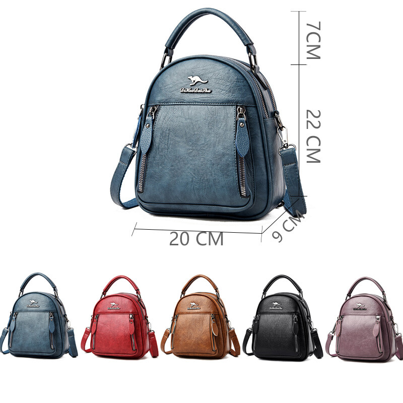 UNIXINU Fashion kis női bőr hátizsák egyszínű cipzáras utazó hátizsákok nőknek 2023 Trend Girls táska válltáska