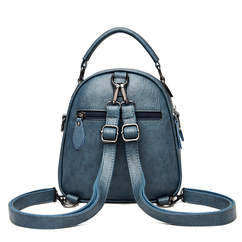 UNIXINU Fashion kis női bőr hátizsák egyszínű cipzáras utazó hátizsákok nőknek 2023 Trend Girls táska válltáska