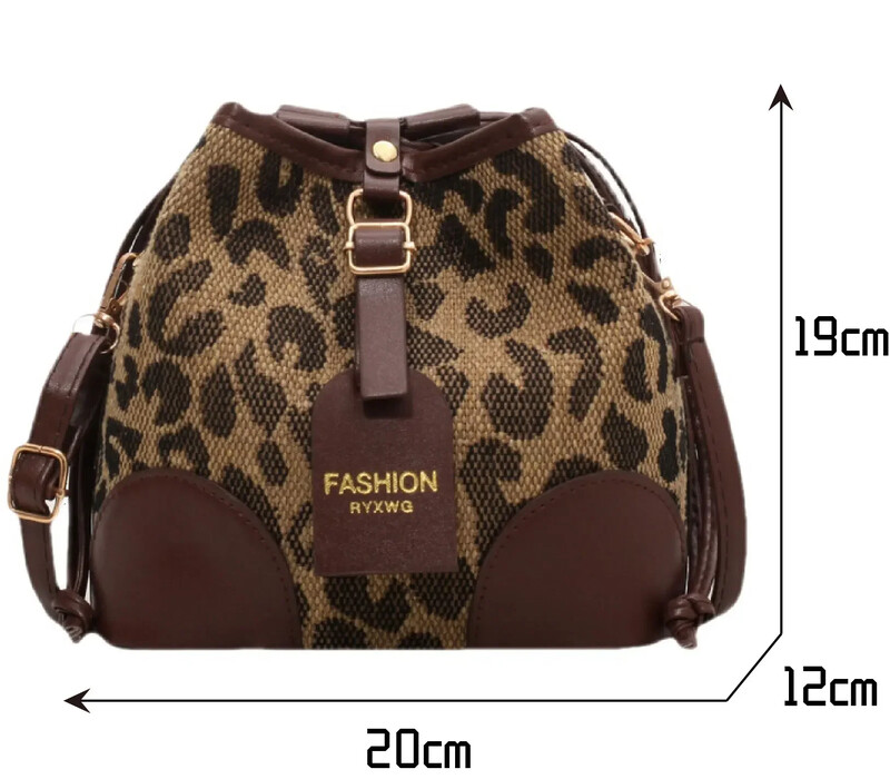 Leopard Malá PU Kožená Dámska Crossbody Taška Jesenná Dizajnérska Taška Cez Rameno Luxusná Značková Dámska Kabelka Dámsky Trend Tote