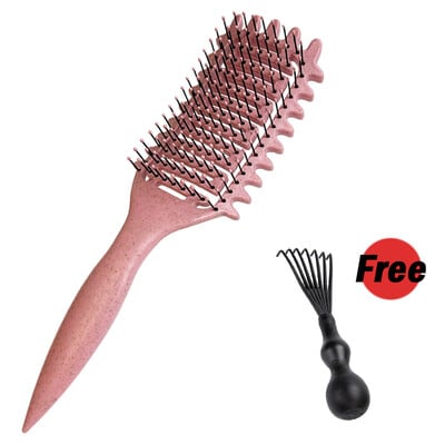 Frumusețe-sănătate Coafarea buclelor Set pieptene pentru păr descâlcit Masajul scalpului Perie goală Coafarea părului Instrument de salon de definire