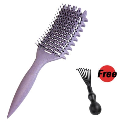 Frumusețe-sănătate Coafarea buclelor Set pieptene pentru păr descâlcit Masajul scalpului Perie goală Coafarea părului Instrument de salon de definire