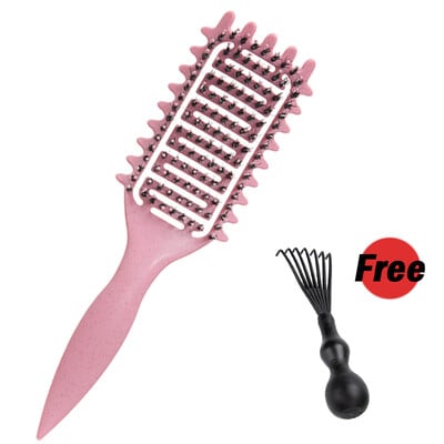 Frumusețe-sănătate Coafarea buclelor Set pieptene pentru păr descâlcit Masajul scalpului Perie goală Coafarea părului Instrument de salon de definire