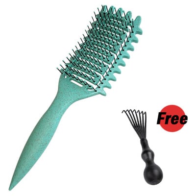 Frumusețe-sănătate Coafarea buclelor Set pieptene pentru păr descâlcit Masajul scalpului Perie goală Coafarea părului Instrument de salon de definire