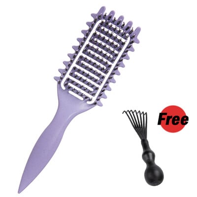 Frumusețe-sănătate Coafarea buclelor Set pieptene pentru păr descâlcit Masajul scalpului Perie goală Coafarea părului Instrument de salon de definire