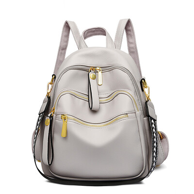 Дамски меки раници от естествена кожа Vintage Дамски чанти през рамо Sac a Dos Ежедневни туристически дамски раници Mochilas Ученически чанти