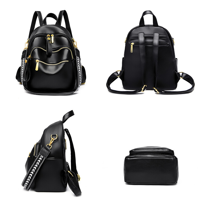 Дамски меки раници от естествена кожа Vintage Дамски чанти през рамо Sac a Dos Ежедневни туристически дамски раници Mochilas Ученически чанти