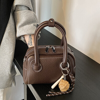 Divatos női válltáska, alkalmi retro klasszikus textúrájú kézitáska, őszi és téli új stílusú crossbody táska