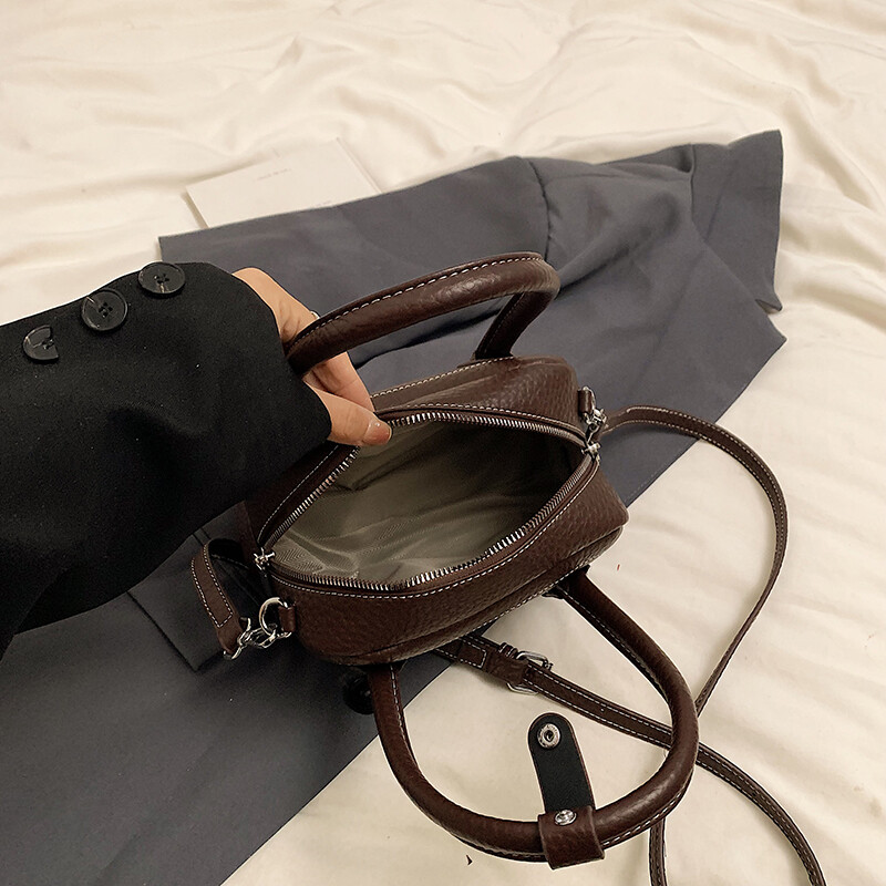 Dámska módna kabelka cez rameno, ležérna retro klasická textúrovaná kabelka, nová jesenná a zimná crossbody kabelka