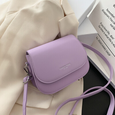 Dámska módna trendy sedlová kabelka cez rameno, kabelka z pu kože, crossbody kabelka, jednoduchá jednofarebná chlopňová taška cez rameno, kabelky, puzdro