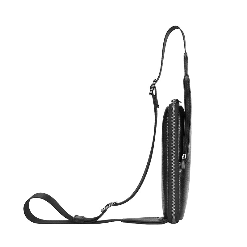 Malá kožená crossbody taška cez rameno, ľahký batoh na každý deň, tenká taška cez rameno proti krádeži, batoh cez rameno pre mužov a ženy.