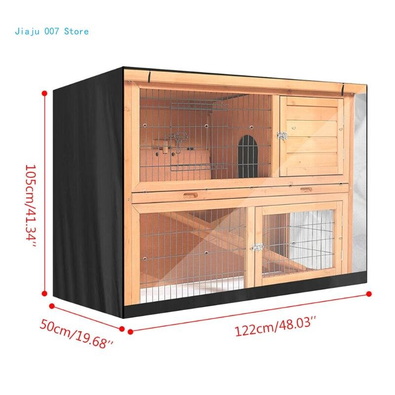 Bunny Hutch kate Oxfordi riidest õuekoerte traadist puuri aediku kate Küülik kassi elupaigale Veekindel kahjulik valguse ennetamine C9GA