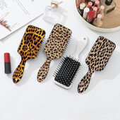 1 komad češlja s uzorkom leoparda sa zračnim jastukom, antistatičkom četkom za kosu, pogodan za sve tipove kose