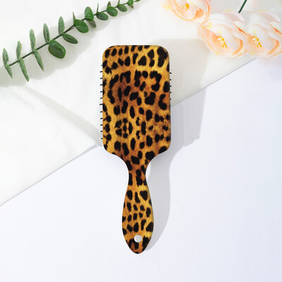 1 komad češlja s uzorkom leoparda sa zračnim jastukom, antistatičkom četkom za kosu, pogodan za sve tipove kose
