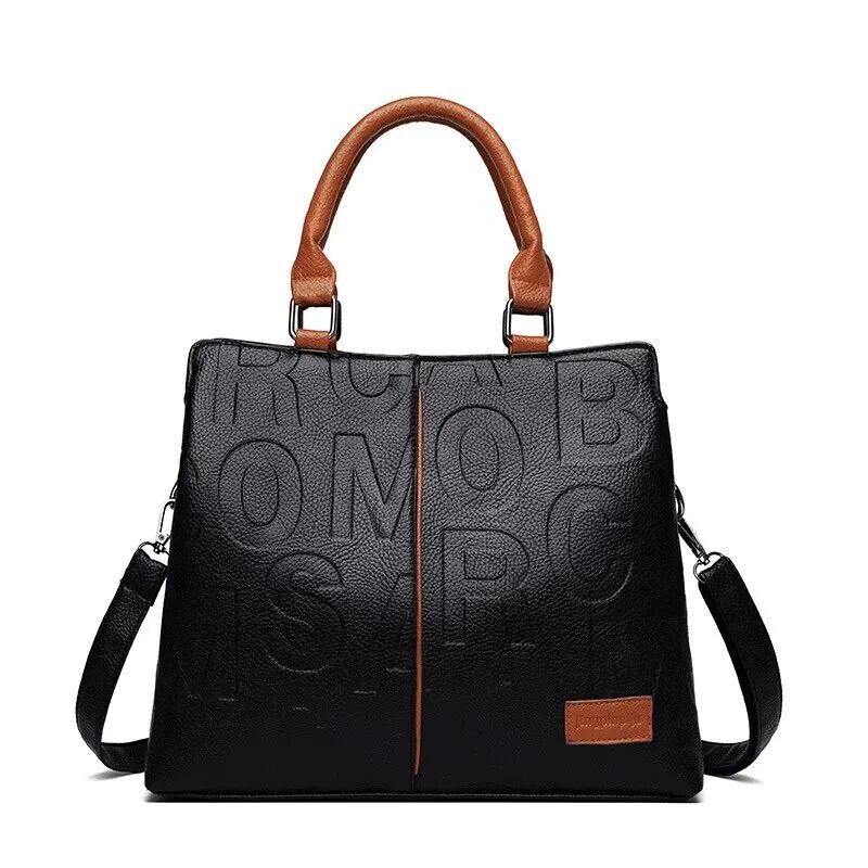 PU kožené ležérne crossbody kabelky pre ženy, luxusné dizajnérske kabelky Tote, dámske veľkokapacitné cestovné tašky cez rameno