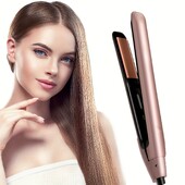 2 în 1 pentru îndreptarea părului, cu încălzire rapidă, plăci de fier plat din ceramică, placă de îndreptat părul și ondulator