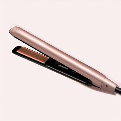 2 în 1 pentru îndreptarea părului, cu încălzire rapidă, plăci de fier plat din ceramică, placă de îndreptat părul și ondulator