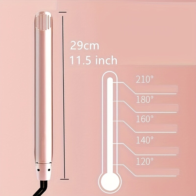 2 în 1 pentru îndreptarea părului, cu încălzire rapidă, plăci de fier plat din ceramică, placă de îndreptat părul și ondulator