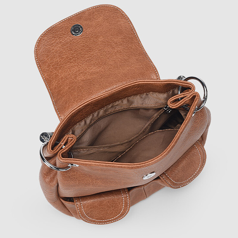 Batoh, sedlová taška pre ženy, luxusná dizajnérska kabelka a peňaženka, novinka 2023, vintage, PU mäkká koža, vrecká, rameno, crossbody