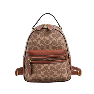 Lány Luxus Vintage PU bőr hátizsák Női Stílusos hátizsákok Alkalmi válltáska Divat utazási hátizsák Ita táska női táska