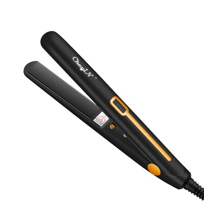 CkeyiN Mini Hair Flat Iron 2 az 1-ben hajvasaló és hajcsavaró hordozható hajvasaló állandó hőmérsékleten