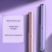 Hajvasaló elektromos sínes hajsütővas kettős rendeltetésű kis húzós mini hordozható hajvasaló