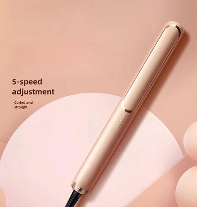 Hajvasaló elektromos sínes hajsütővas kettős rendeltetésű kis húzós mini hordozható hajvasaló