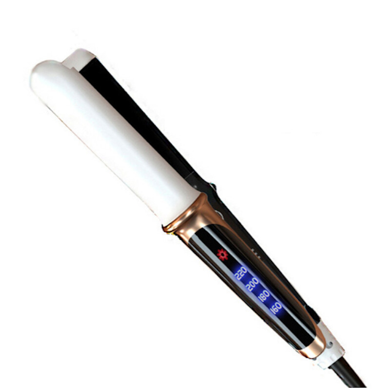 2-in-1 Profesionāls matu taisnotājs Ātri uzkarstošs modelēšanas rīks Daudzfunkcionāls sausu un mitru matu taisnotājs