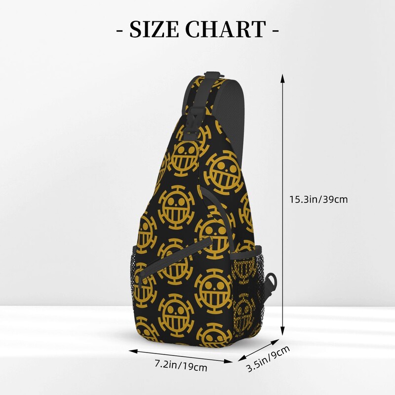 Trafalgar Law Crossbody Melltáskák Zsebek Utazási Csomag Messenger Sport Tini Válltáska Unisex