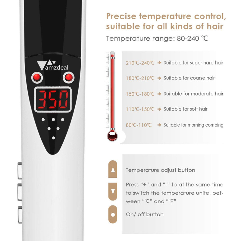 Salonu matu taisnotājs un ruļļi Titāna plāksnīšu matu gludeklis 470℉ Augstas temperatūras matu veidošanas rīki Dual Voltage