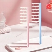 Plaukų formavimas garbanotų pūkuotų šepečių salono galvos masažas Z formos šukavimo šepetys BRUSHWORKS glotninančios nešildomos garbanos šukos Kirpėjo įrankiai